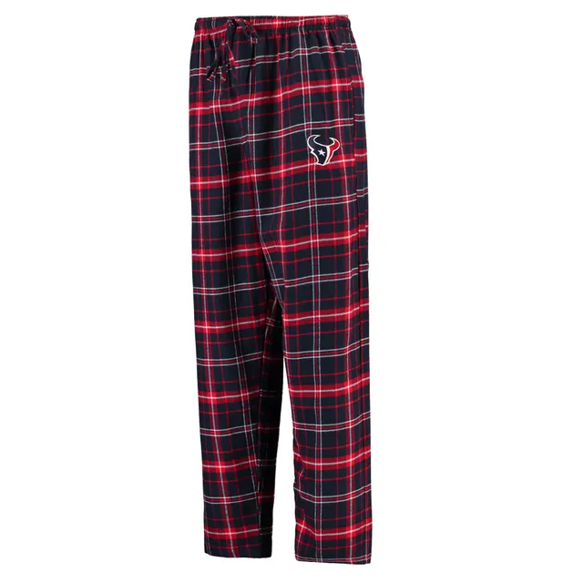 Lids Houston Texans Concepts Sport Ultimate Plaid Flannel Pajama Pants -  Navy