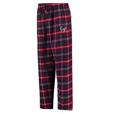 Houston Texans Concepts Sport Ultimate Plaid Flannel Pajama Pants - Navy