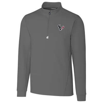 Houston Texans Cutter & Buck Traverse Quarter-Zip Pullover Jacket