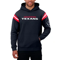 Men's Darius Rucker Collection by Fanatics Black Houston Texans Football Washed Pullover Hoodie