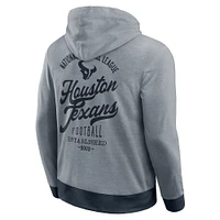Men's Darius Rucker Collection by Fanatics Navy Houston Texans Tonal Knit Pullover Hoodie