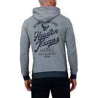 Men's Darius Rucker Collection by Fanatics Navy Houston Texans Tonal Knit Pullover Hoodie