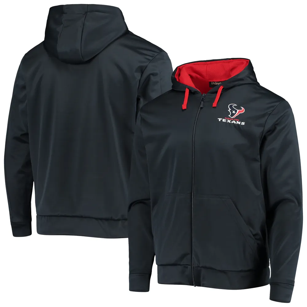 Men's Dunbrooke Navy/Red Houston Texans Apprentice Full-Zip Hoodie