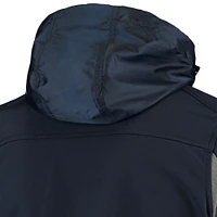 Men's Dunbrooke Navy Houston Texans Circle Zephyr Softshell Full-Zip Jacket