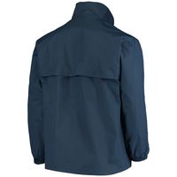 Men's Dunbrooke Navy Houston Texans Triumph Fleece Full-Zip Jacket