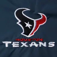 Men's Dunbrooke Navy Houston Texans Triumph Fleece Full-Zip Jacket