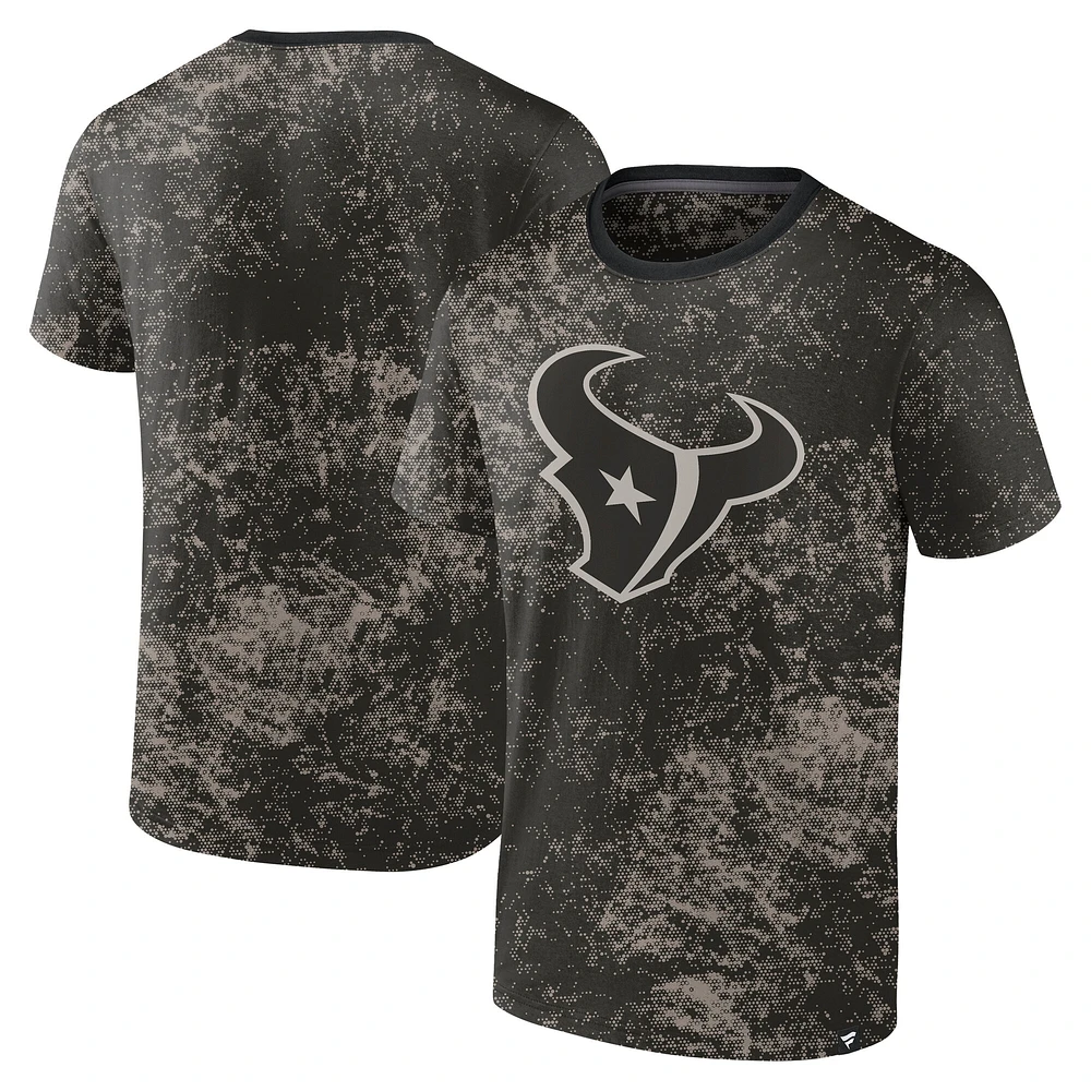 Men's Fanatics Black Houston Texans Shadow T-Shirt