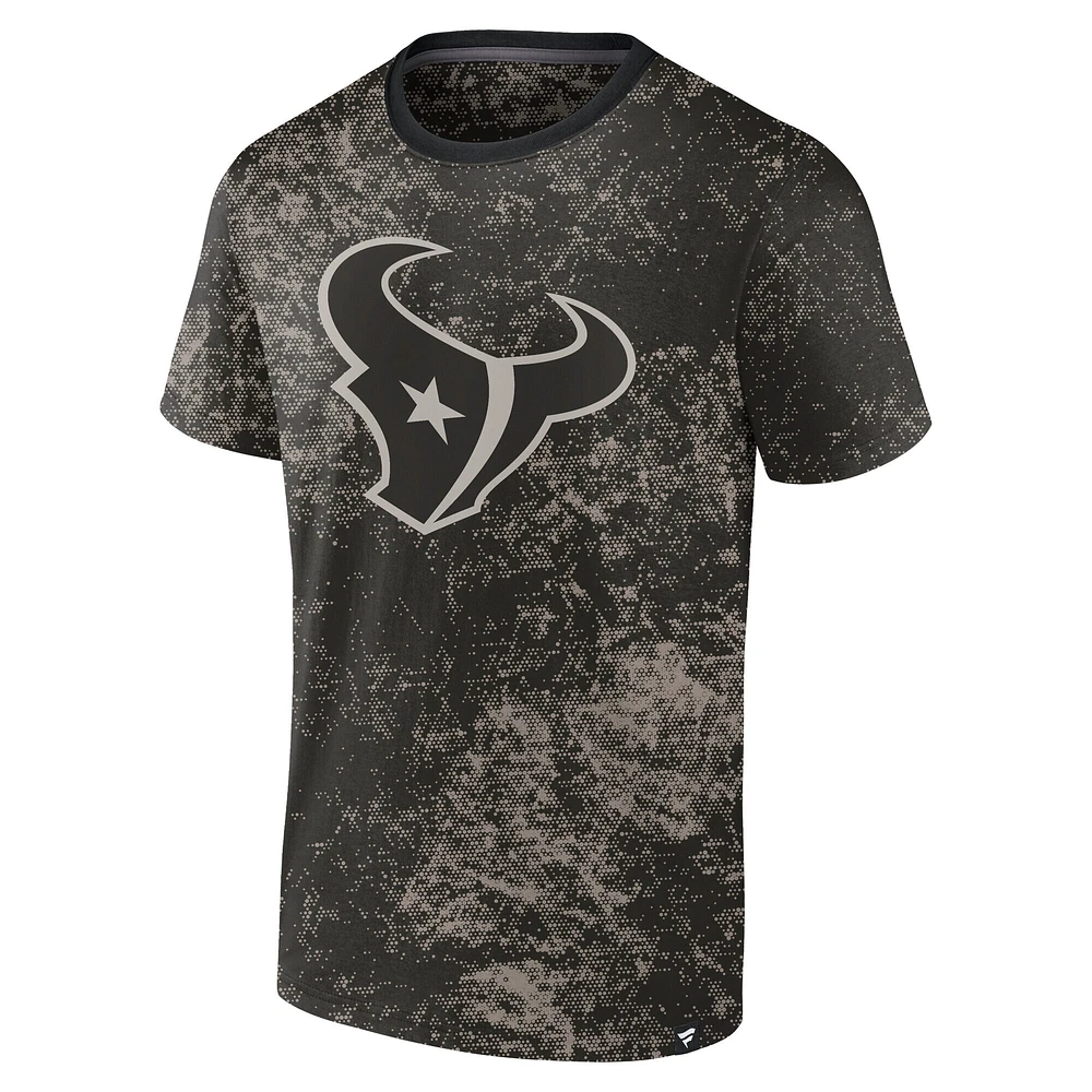 Men's Fanatics Black Houston Texans Shadow T-Shirt