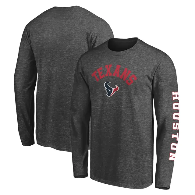 Houston Texans Fanatics Branded Big & Tall Practice Long Sleeve T-Shirt – Heathered Gray