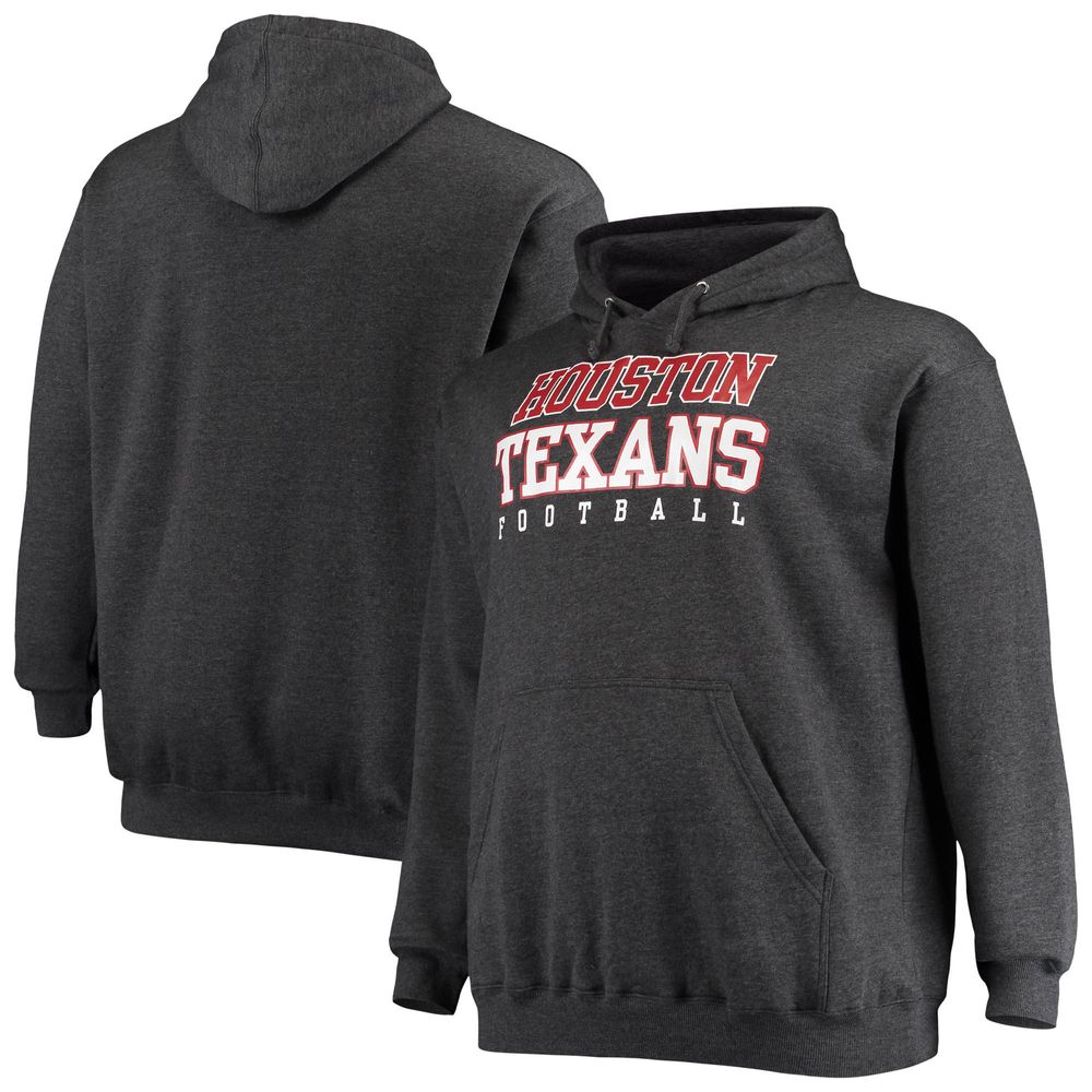 Lids Houston Texans Fanatics Branded Big & Tall Practice Long Sleeve T-Shirt  - Heathered Gray