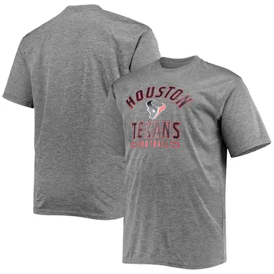 Houston Texans Fanatics Branded Big & Tall Team T-Shirt - Heathered Gray
