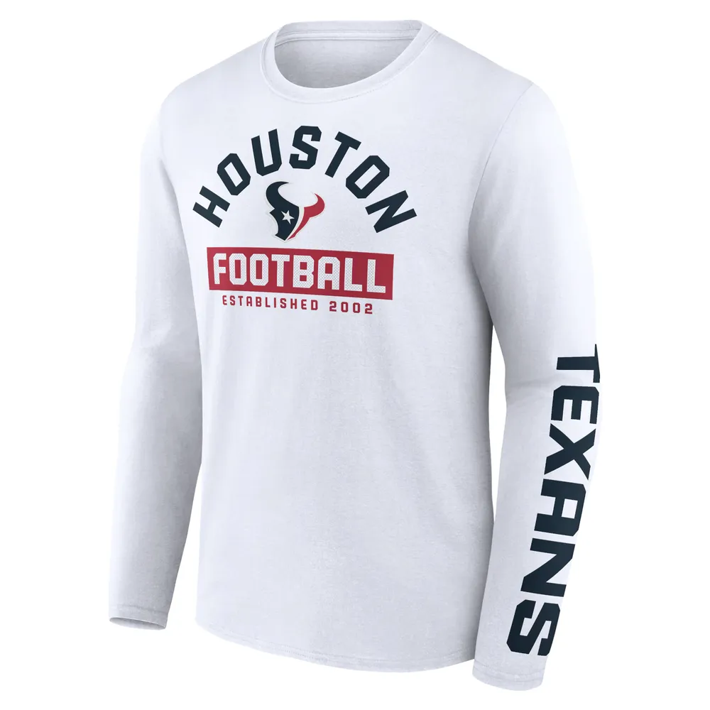 Houston Texans Youth Team Logo Long Sleeve T-Shirt - Navy Blue