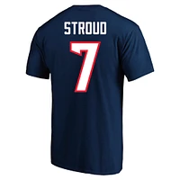 Men's Fanatics C.J. Stroud Navy Houston Texans Big & Tall Player Name Number T-Shirt