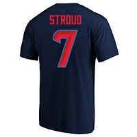 Men's Fanatics C.J. Stroud Navy Houston Texans Big & Tall Player Name Number T-Shirt