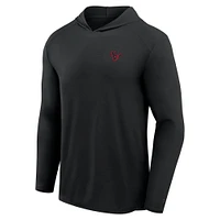 T-shirt à capuche manches longues Fanatics gris Houston Texans Front Office Power Mono pour hommes