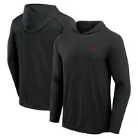 T-shirt à capuche manches longues Fanatics gris Houston Texans Front Office Power Mono pour hommes