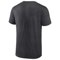 T-shirt prêt pour les éliminatoires de la NFL 2023 des Houston Texans Fanatics Heather Charcoal hommes