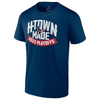 T-shirt Fanatics pour hommes, bleu marine, Houston Texans 2023 NFL Playoffs H-Town Made