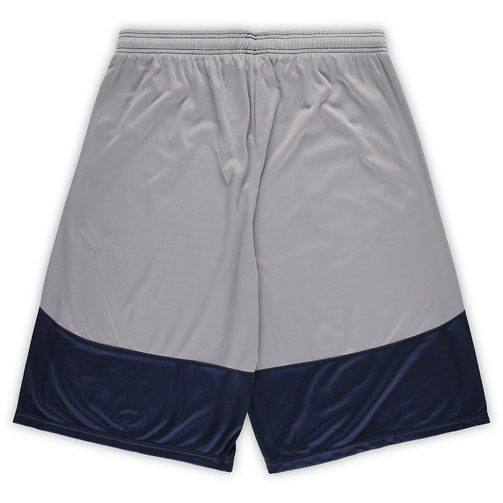 Short bleu marine avec logo de l'équipe Fanatics Houston Texans Big & Tall pour hommes