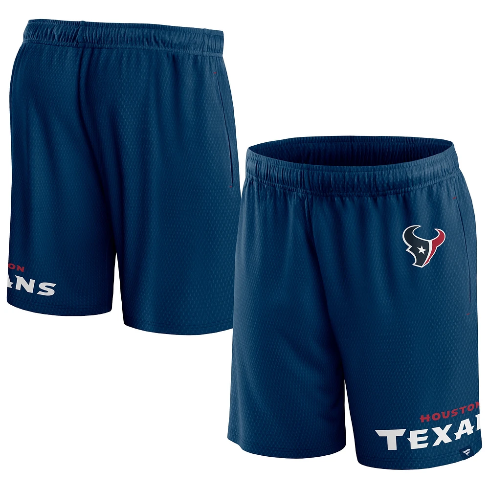 Men's Fanatics Navy Houston Texans Clincher Shorts