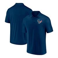 Polo bleu marine Fanatics Houston Texans Component pour hommes