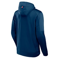 Men's Fanatics Navy Houston Texans Defender Full-Zip Hoodie