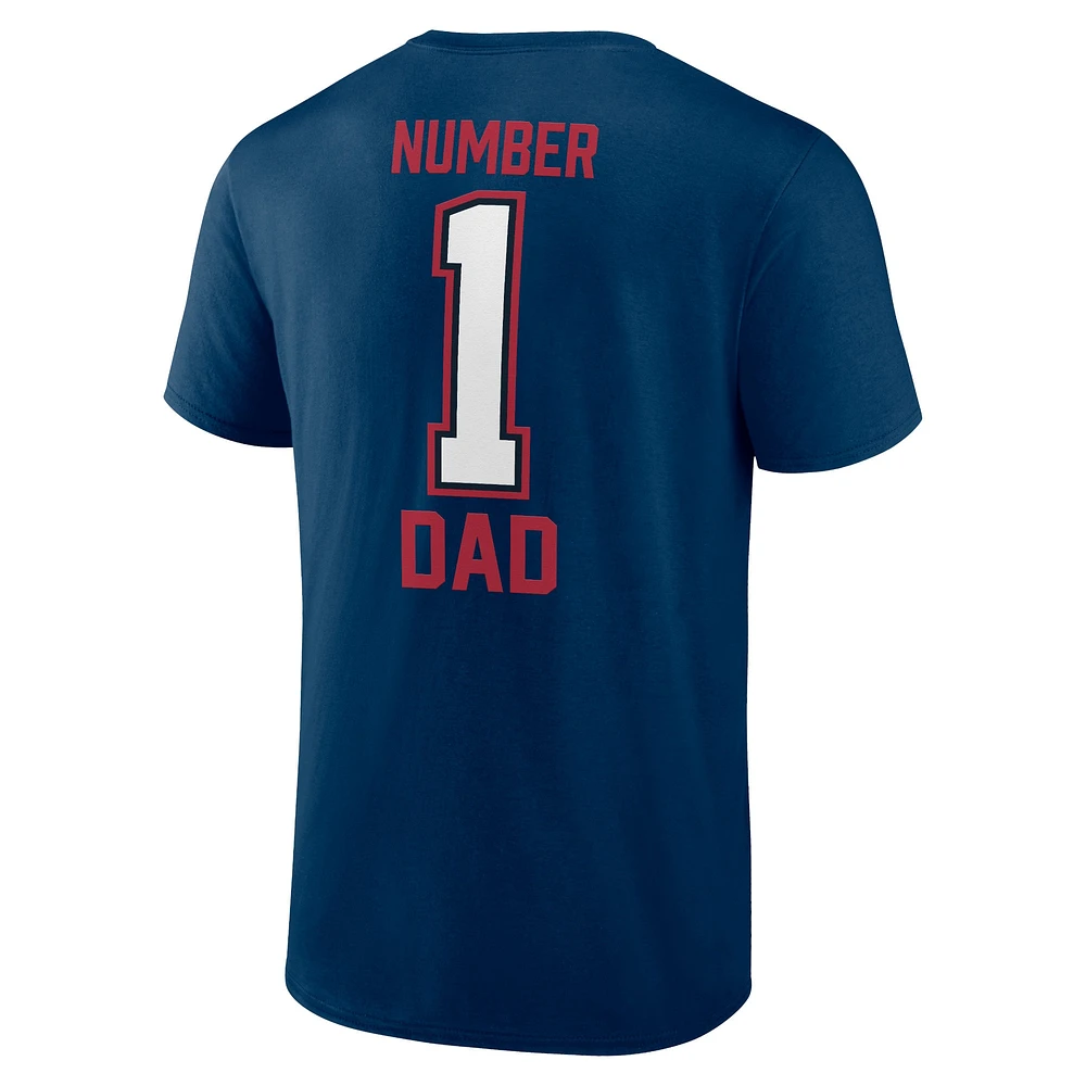 Men's Fanatics Navy Houston Texans Father's Day T-Shirt