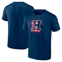 T-shirt bleu marine Fanatics Houston Texans Hometown Offensive Drive pour hommes