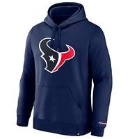 Men's Fanatics  Navy Houston Texans Legacy Fleece Pullover Hoodie