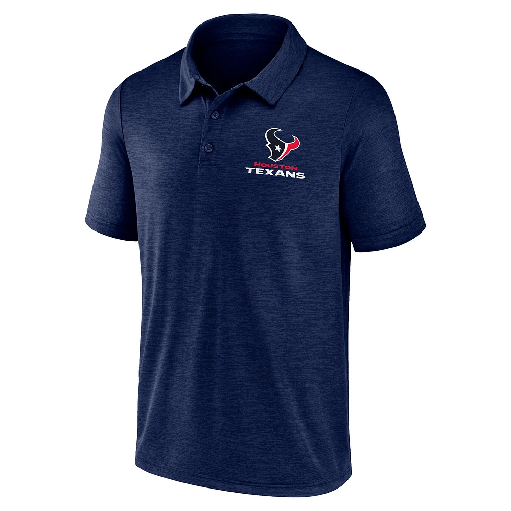 Men's Fanatics Navy Houston Texans Making Waves Polo