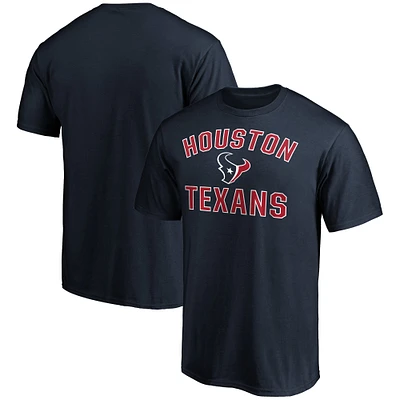 T-shirt bleu marine Fanatics Houston Texans Victory Arch pour hommes