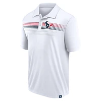 Men's Fanatics White Houston Texans Victory For Us Interlock Polo