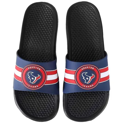 Men's FOCO Detroit Lions Wordmark Gel Slide Sandals