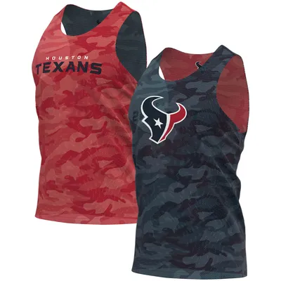 Houston Texans FOCO Reversible Mesh Tank Top - Navy/Gray