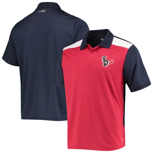 Lids Atlanta Falcons MSX by Michael Strahan Challenge Color Block  Performance Polo - Black/Red