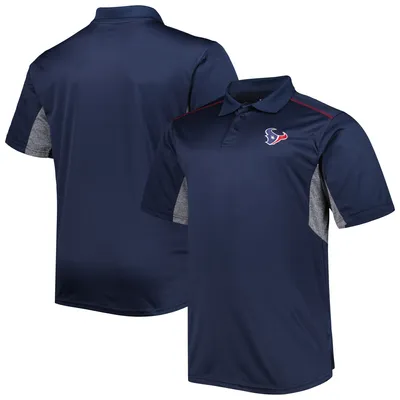 Houston Texans Big & Tall Team Color Polo - Navy