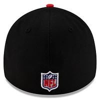 Men's New Era Black/Red Houston Texans 2025 NFL Draft 39THIRTY Flex Hat