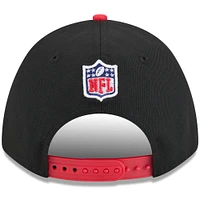 Men's New Era Black/Red Houston Texans 2025 NFL Draft 9FORTY A-Frame M-Crown Adjustable Hat