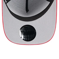 Men's New Era  Black/Red Houston Texans 2025 NFL Draft A-Frame 9FIFTY Snapback Hat