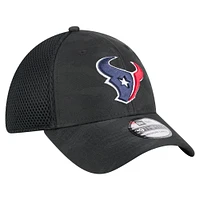 Casquette 39THIRTY Flex noire à motif camouflage actif Houston Texans de New Era pour homme