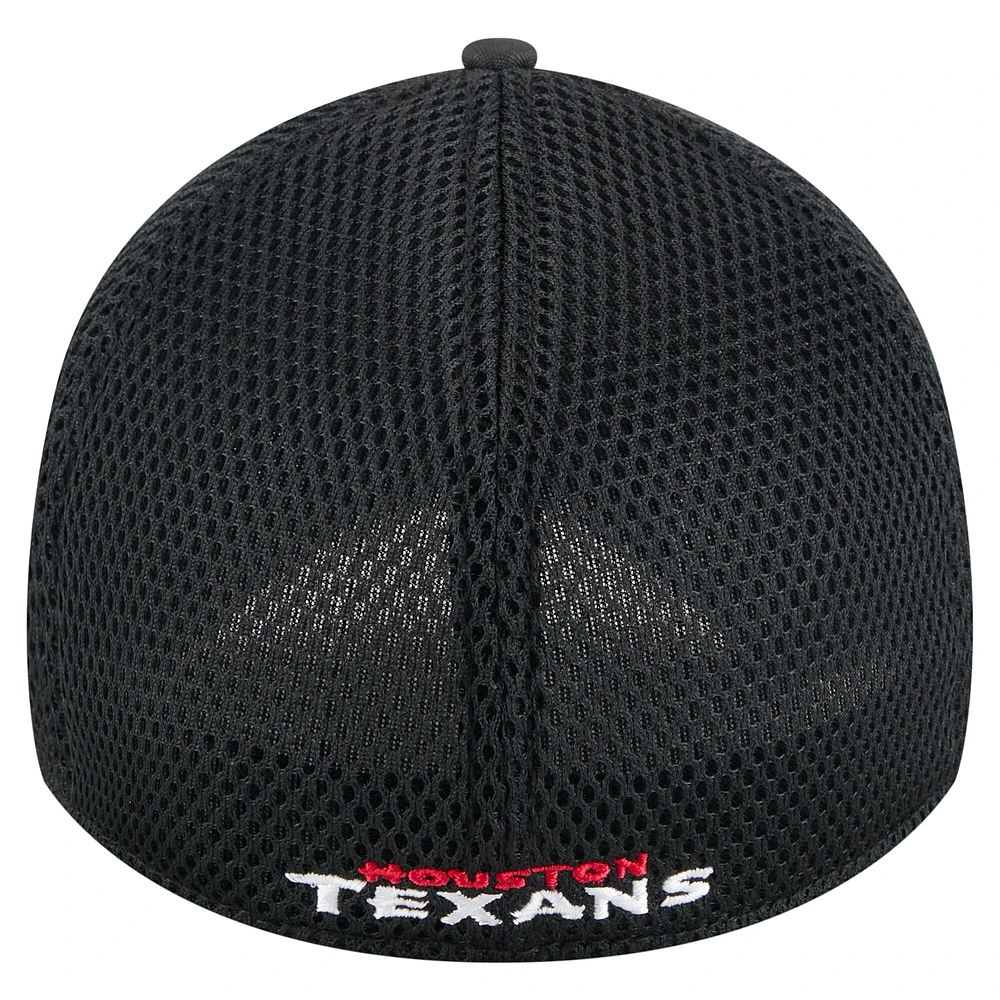 Casquette 39THIRTY Flex noire à motif camouflage actif Houston Texans de New Era pour homme