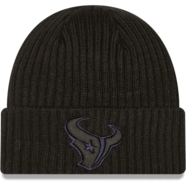 Men's New Era Black Dallas Cowboys Team Core Classic Cuffed Knit Hat