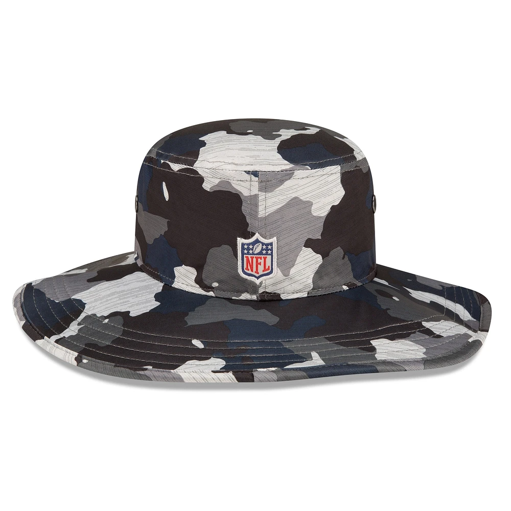 Men's New Era Camo Houston Texans 2022 NFL Training Camp - Official Panama Bucket Hat