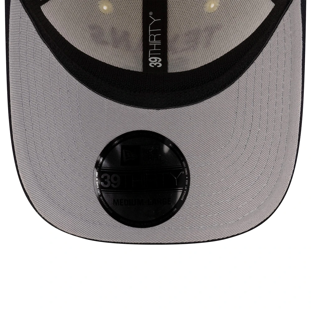 Men's New Era  Cream/Navy Houston Texans 2025 NFL Draft 39THIRTY Flex Hat