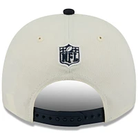 Men's New Era  Cream/Navy Houston Texans 2025 NFL Draft A-Frame 9FIFTY Snapback Hat