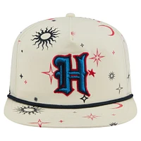 Men's New Era Cream Houston Texans Celestial Golfer Adjustable Hat
