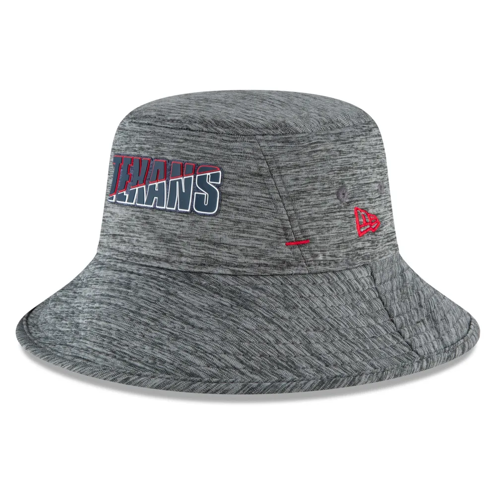 Men's New Era Navy Houston Texans Logo Bucket Hat