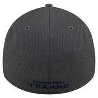Men's New Era Graphite Houston Texans  Main 39THIRTY Flex Hat
