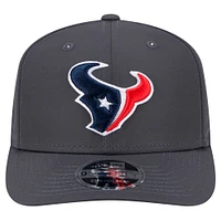 Men's New Era  Graphite Houston Texans Main 9SEVENTY Stretch-Snap Hat