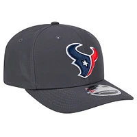 Men's New Era  Graphite Houston Texans Main 9SEVENTY Stretch-Snap Hat